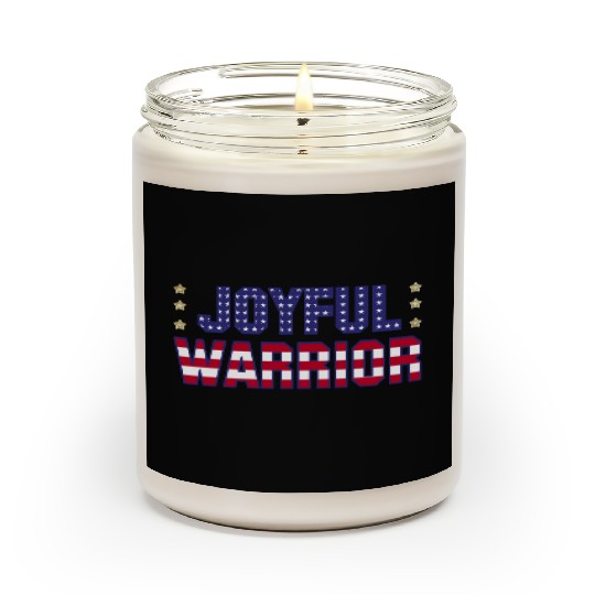Joyful Warrior - Harris Walz 2024 Election America Scented Candles