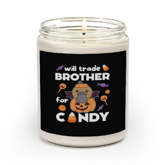 Platypus Halloween Trade Brother For Candy Scented Candles