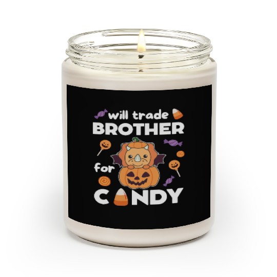 Triceratops Halloween Trade Brother For Candy Scented Candles