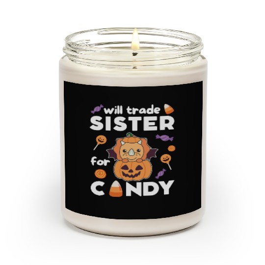 Triceratops Halloween Trade Sister For Candy Scented Candles