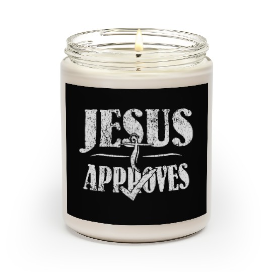 Jesus Approves Love Jesus Christian Faith Scented Candles