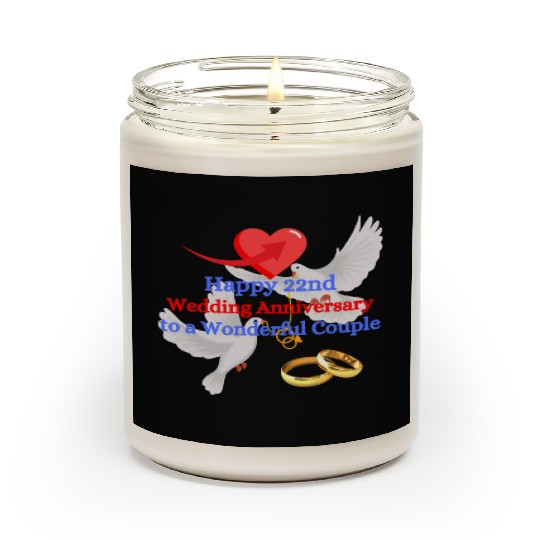 Happy 22nd Wedding anniversary to a wonderful Scented Candles