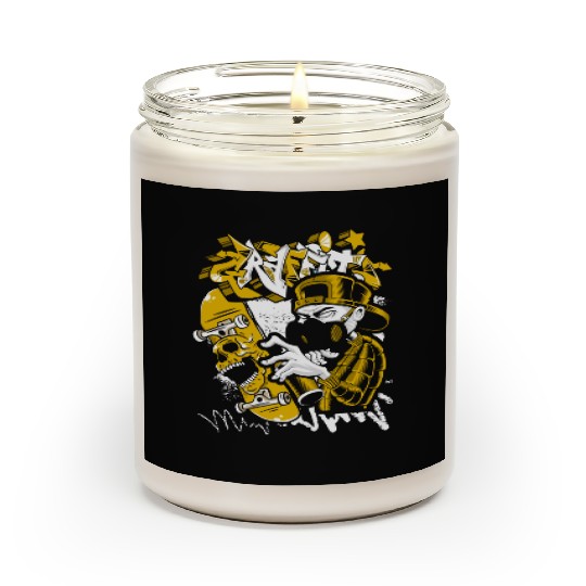 Street Art Colorful Streetwear Street Style Scented Candles