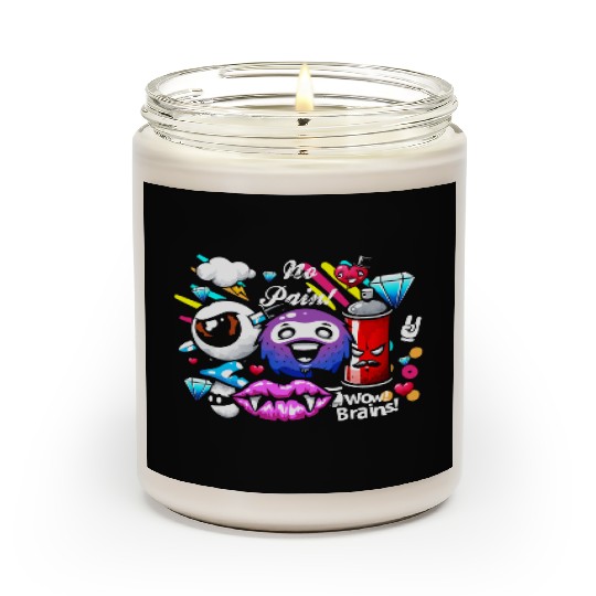 Graffiti Sprayer Breakdance Painting Scented Candles