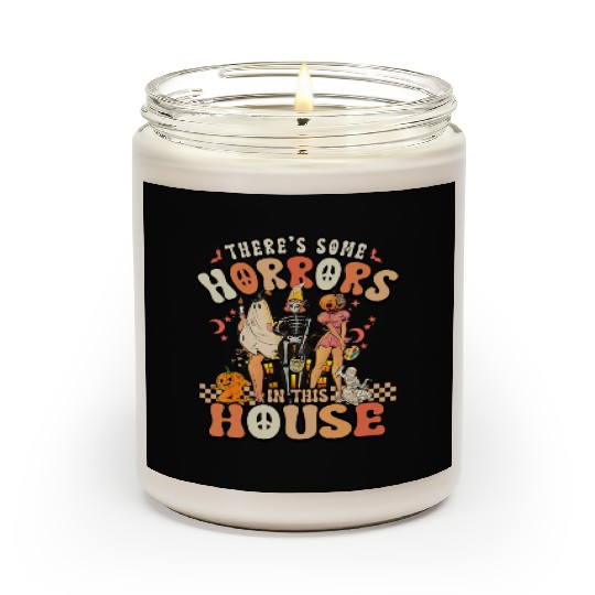 Halloween There's some horrors in this house Scented Candles