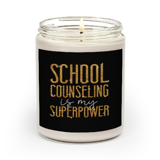 School Counselor School Counseling Scented Candles
