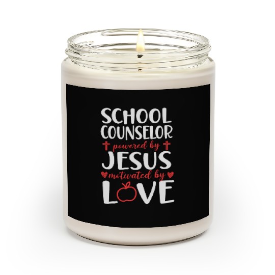 School Counselor Jesus Faith Scented Candles