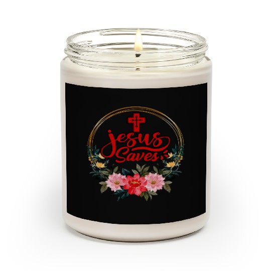 Jesus Saves Bible Text Love Jesus Christian Scented Candles
