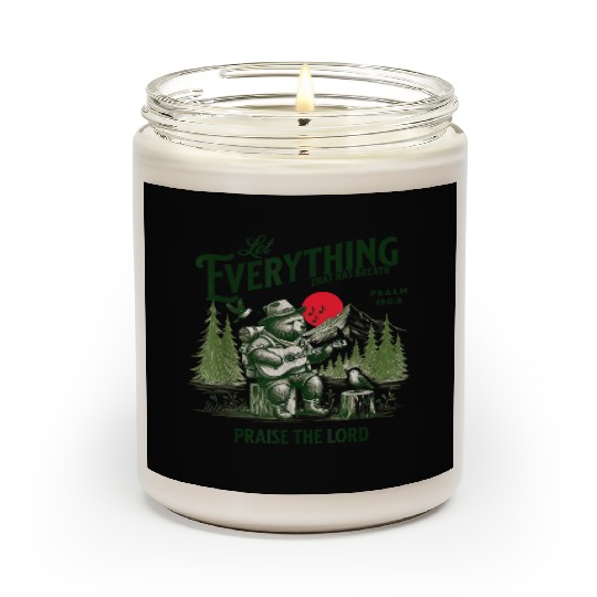 Christian Bible Verse Bear Let Everything That Bre Scented Candles