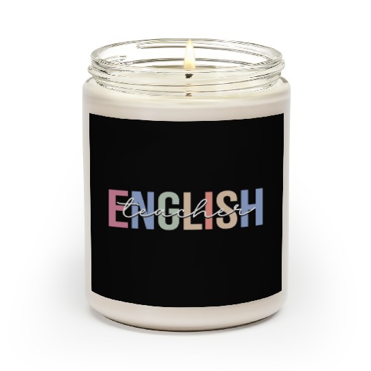 English Teacher Grammar School Scented Candles