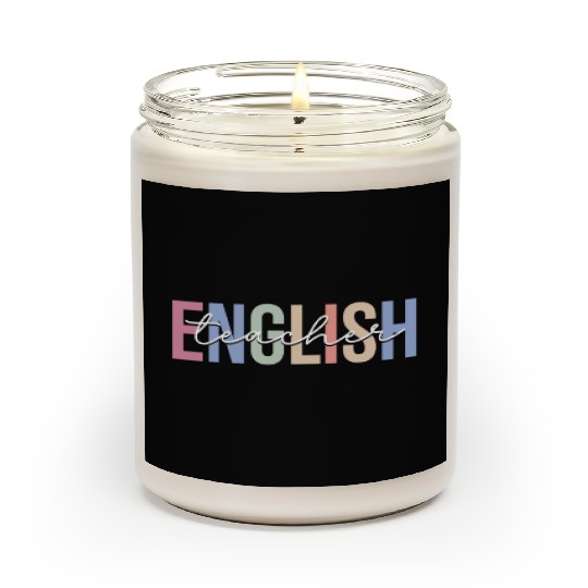 English Teacher Grammar School Scented Candles