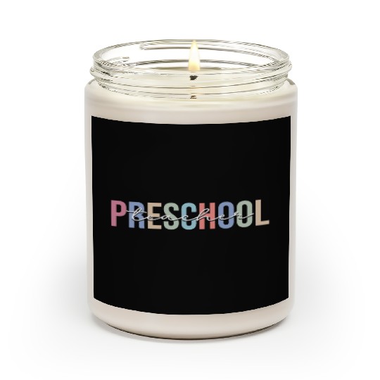 Preschool Teacher School Kindergarten Scented Candles