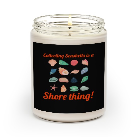Seashells Collector Beachcomber Sea Shell Ocean Scented Candles