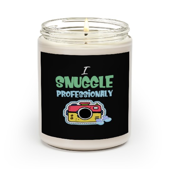 I Snuggle Professionaly Newborn Photographer Scented Candles