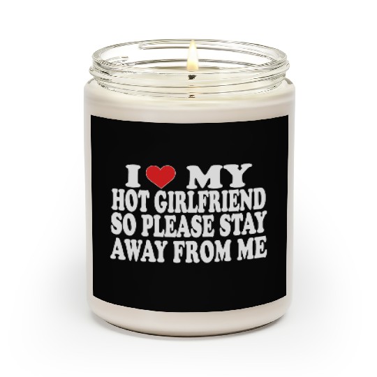 I Love My Boyfriend Scented Candles | Cute Romantic Scented Candles
