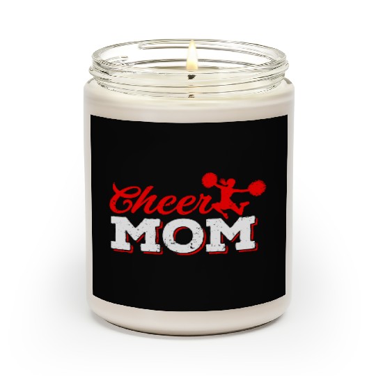 Cheer Mom Funny Cheerleading Mommy Mother's Day Scented Candles