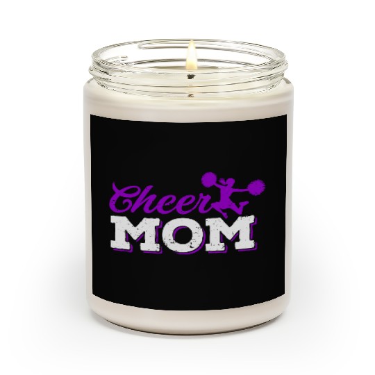 Cheer Mom Funny Cheerleading Mommy Mother's Day Scented Candles