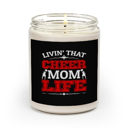 Living Cheer Mom Life Cheerleading Mother's Day Scented Candles