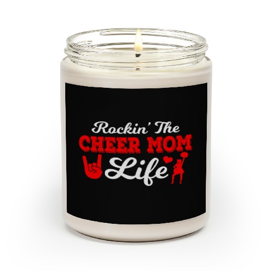 Rockin Cheer Mom Life Cheerleading Mother's Day Scented Candles