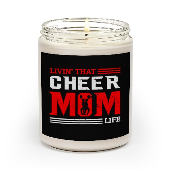 Living Cheer Mom Life Cheerleading Mother's Day Scented Candles