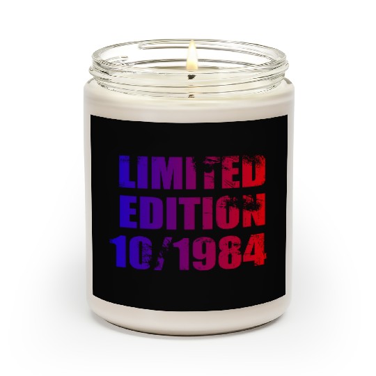40th birthday Limited Edition 10/1984 Scented Candles