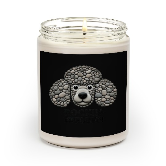 Pebble Poodle: Embracing Natural Fluffiness Scented Candles