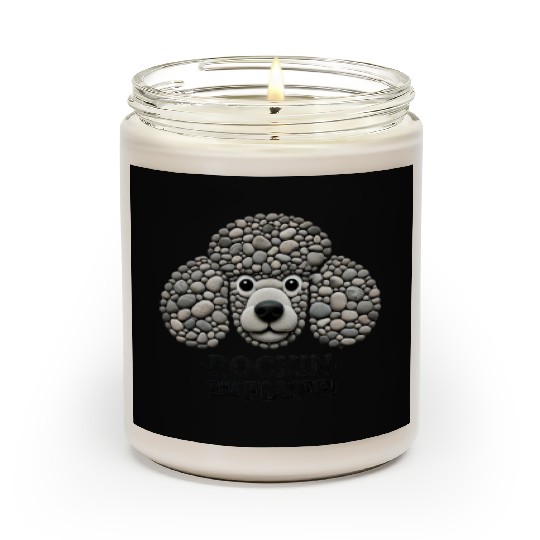 Pebble Poodle: Embracing Natural Fluffiness Scented Candles