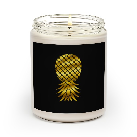 GOLD UPSIDE DOWN PINEAPPLE GREY SWEAT PANTS Scented Candles