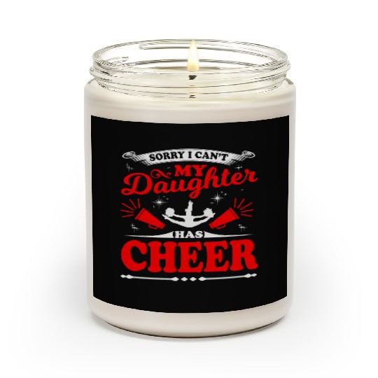 My Daughter Cheer Mom Cheerleading Mother's Day Scented Candles