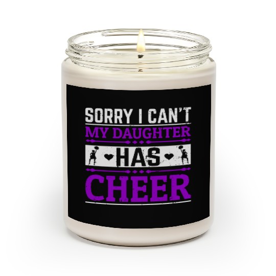 My Daughter Cheer Mom Cheerleading Mother's Day Scented Candles