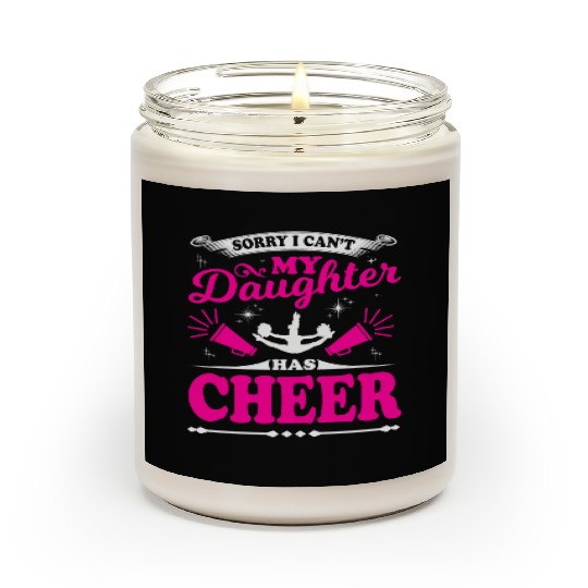 My Daughter Cheer Mom Cheerleading Mother's Day Scented Candles