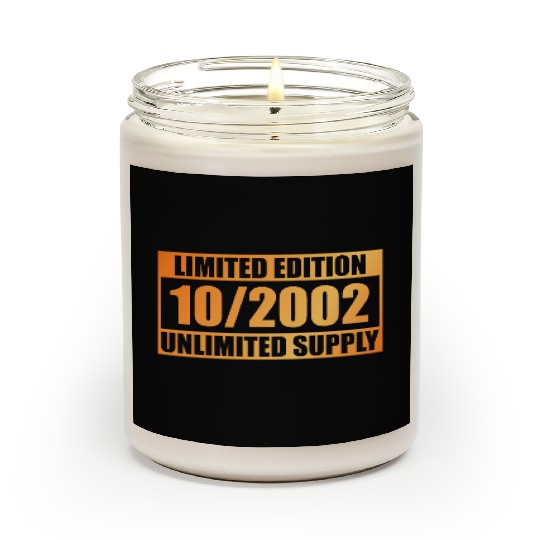 22nd birthday Limited Edition - ꝏ Supply 10/2002 Scented Candles