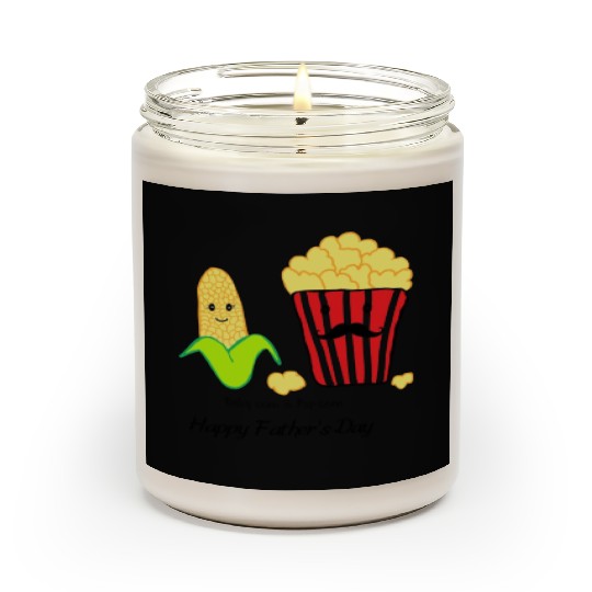 Baby Corn and Popcorn Happy Father’s Day Scented Candles