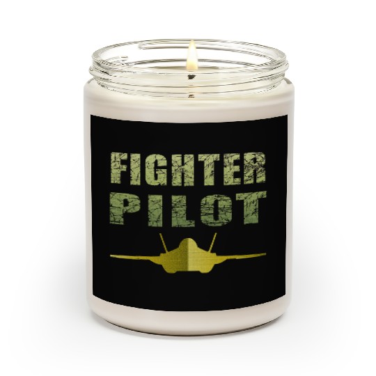 Fighter Pilot F-35 Art Design Scented Candles