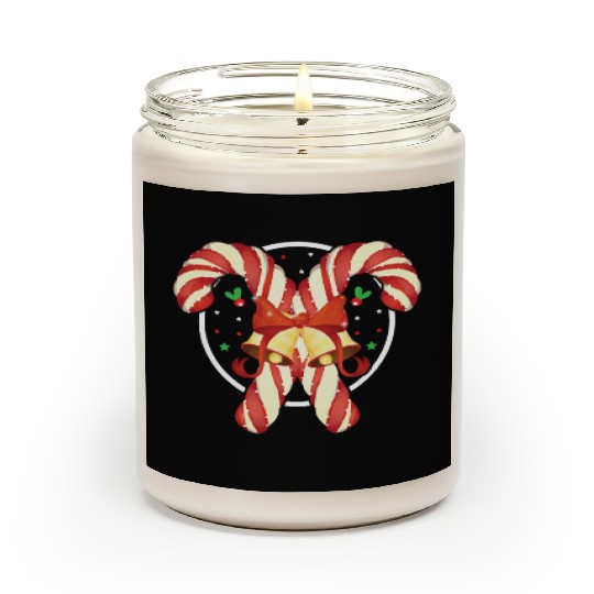 Candy Canes Christmas Matching Group Xmas Holiday Scented Candles