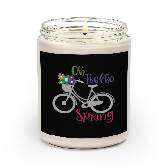 Oh Hello Spring Cycle Flower Season Scented Candles