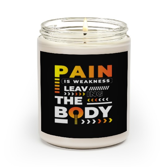 Cross Trainer Gym Health Workout Scented Candles