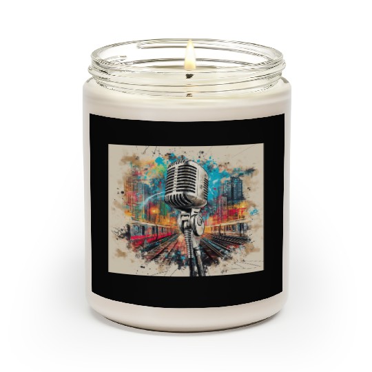 NYC Microphone AT Subway Scented Candles