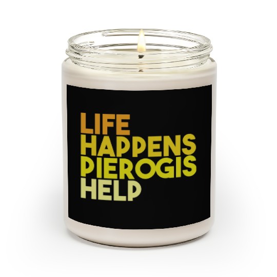 Pierogi Lover Polish Dumpling Pierogies Poland Scented Candles