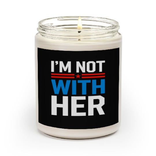 I'm Not With Her Kamala Harris 2024 Presidential Scented Candles
