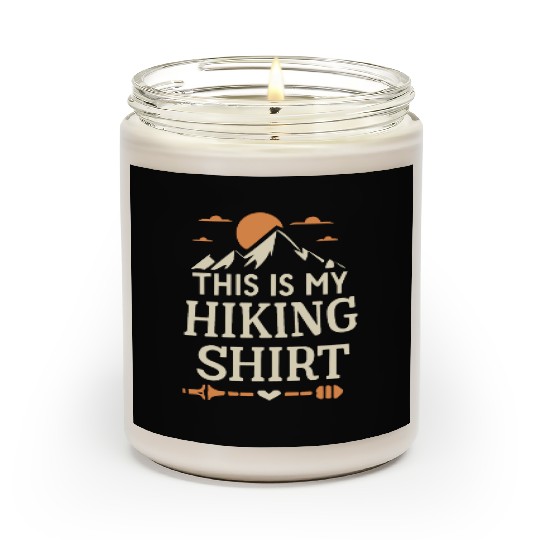 This Is My Hiking Scented Candles Wanderlust Retro
