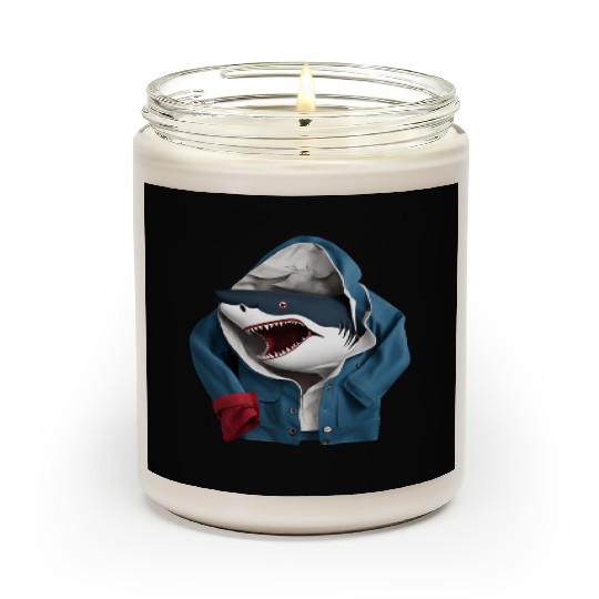 A cool enormous stylish predatory shark design Scented Candles