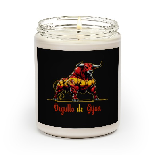 The Pride Gijón flag design Scented Candles