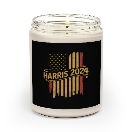 Vintage Harris 2024 American Flag Scented Candles