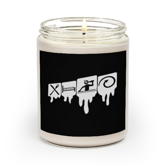 Eat Sleep Rave Repeat Daily Dance Music Party Life Scented Candles