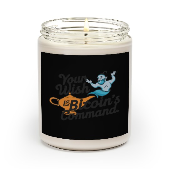 Bitcoin Genie - Your Wish is Bitcoin's Command Scented Candles