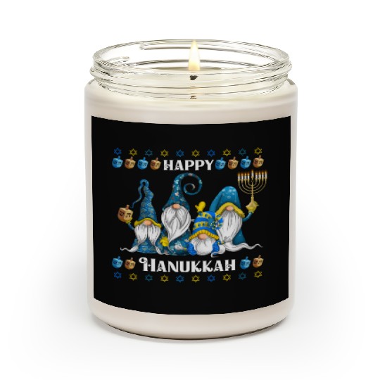 "Hanukkah Gnome" Wishing You a Happy Hanukkah Scented Candles