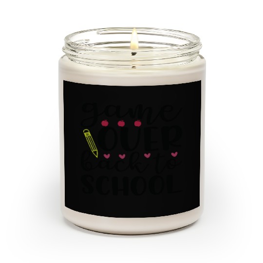 Game Over Back To School Scented Candles