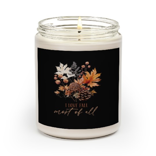Autumn Flowers Scented Candles
