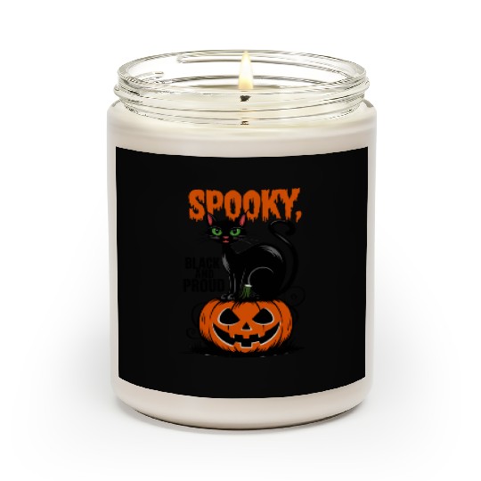Spooky Black and Proud Scented Candles